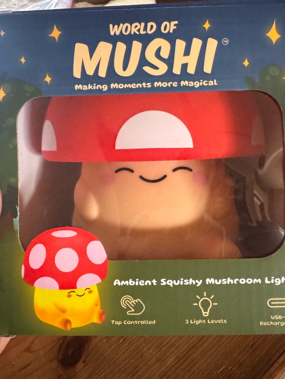 Ambient Mushi Mushroom Light - Green